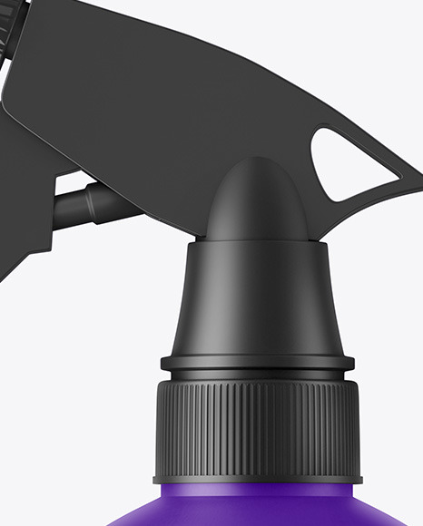Matte Plastic Spray Bottle Mockup PSD #1