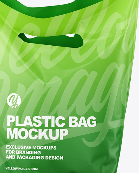 Download Matte Plastic Carrier Bag Mockup In Bag Sack Mockups On Yellow Images Object Mockups