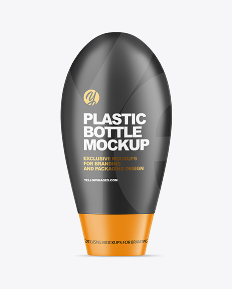 Matte Plastic Bottle Mockup PSD #2