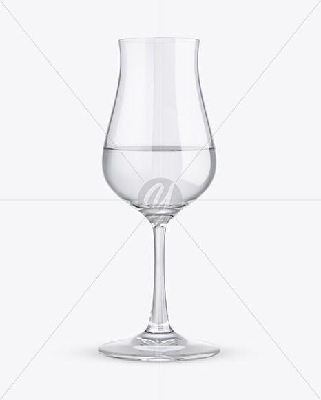 Vodka Snifter Glass Mockup PSD #1