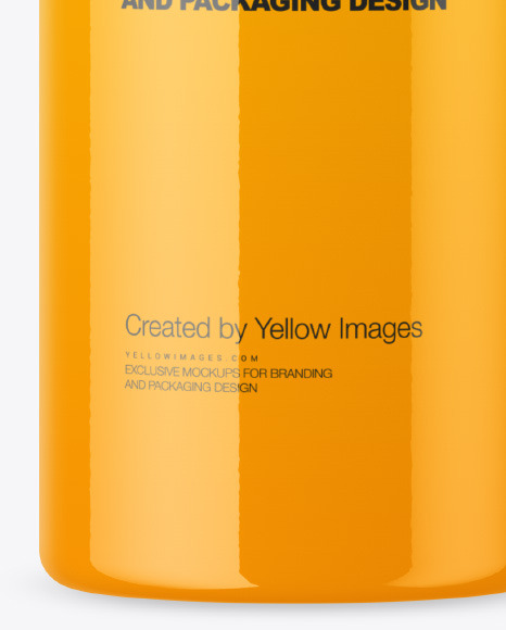 150 ml Glossy Bottle Mockup PSD #1