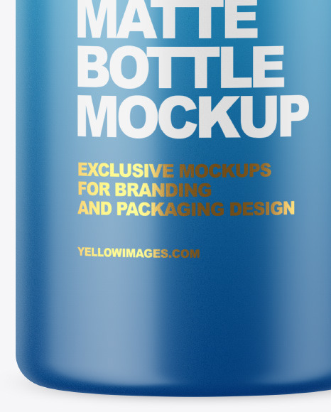 40 ml Matte Bottle Mockup PSD #1