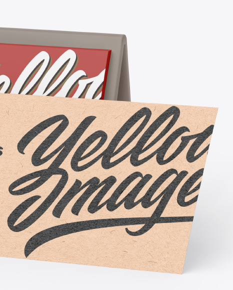 Business Cards w  Matte Holder Mockup PSD #1