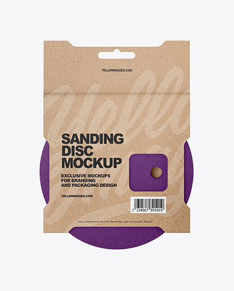 Sanding Disc Mockup PSD #3