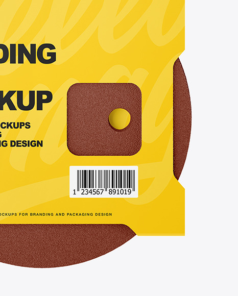 Sanding Disc Mockup PSD #5