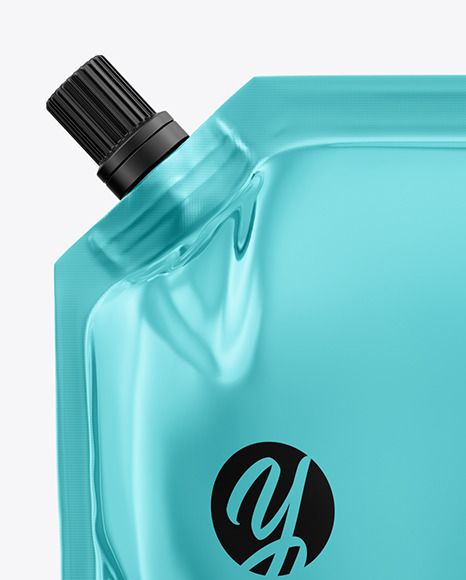 Metallic Doy Pack Mockup PSD #2