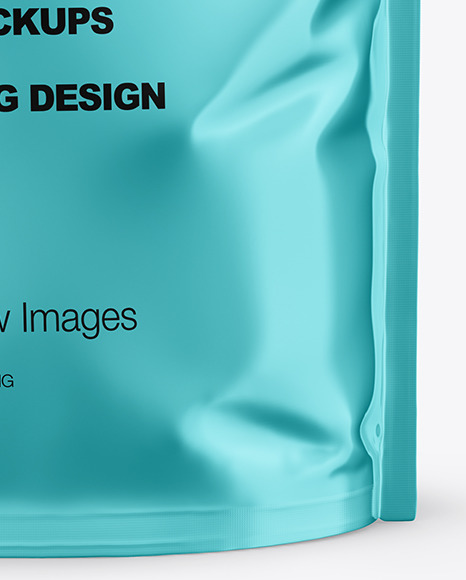 Metallic Doy Pack Mockup PSD #1