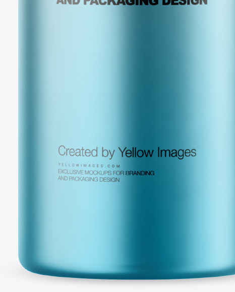 150 ml Metallic Bottle Mockup PSD #1