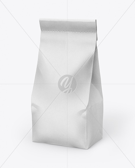 Download Food Bag Mockup In Bag Sack Mockups On Yellow Images Object Mockups