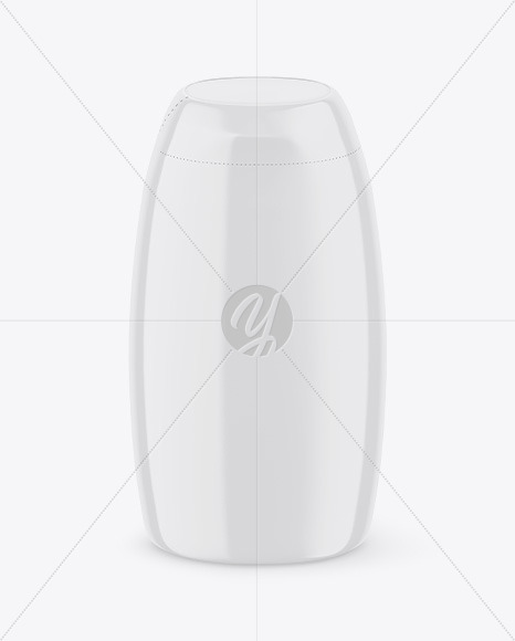 Sweetener Bottle In Glossy Shrink Sleeve Mockup