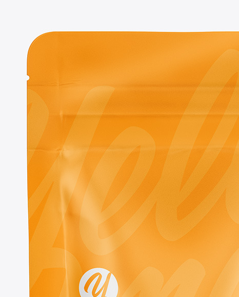 Matte Stand up Pouch Mockup PSD #2