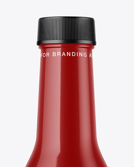 Glossy Bottle Mockup PSD #2