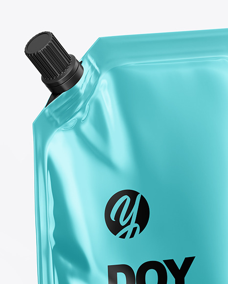 Metallic Doy Pack Mockup PSD #2