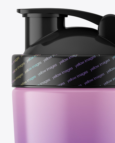 Glossy Shaker Bottle Mockup PSD #1