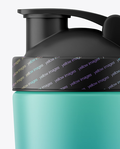 Matte Shaker Bottle Mockup PSD #1