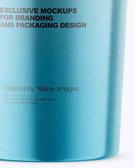 Metallic Shaker Bottle Mockup PSD #6