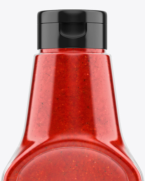 Tomato Sauce Bottle Mockup