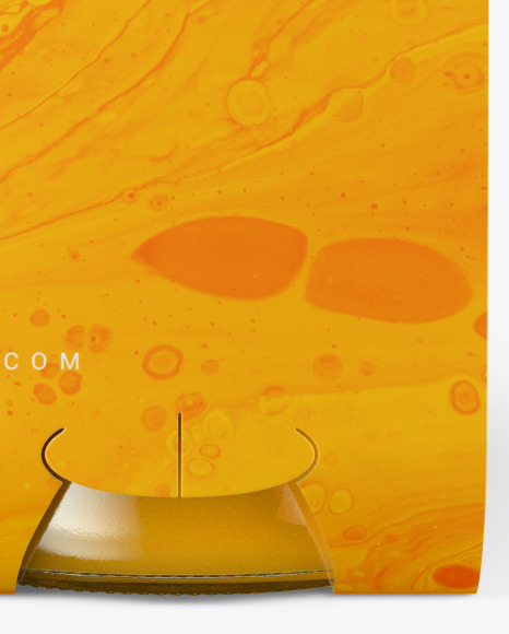 4 Bottles w  Orange Juice Pack Paper Carrier Mockup PSD #6