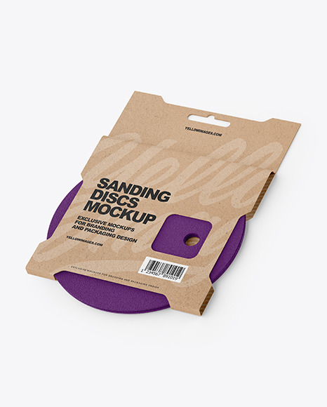 Sanding Discs Mockup PSD #2