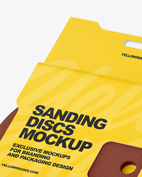 Sanding Discs Mockup PSD #1