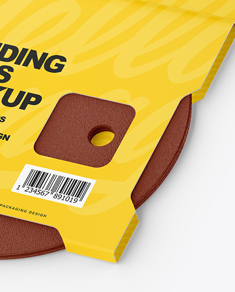 Sanding Discs Mockup PSD #6