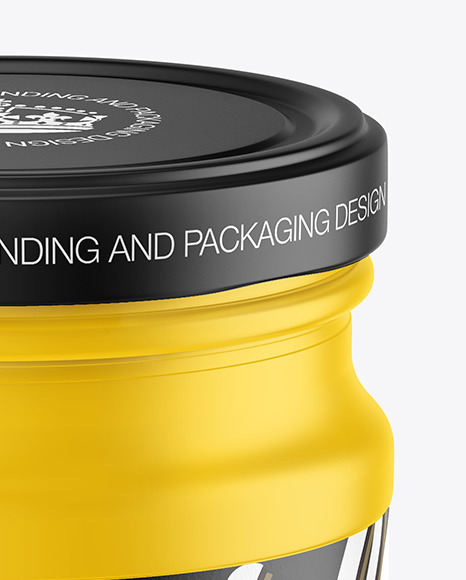 Plastic Sauce Jar Mockup PSD #6