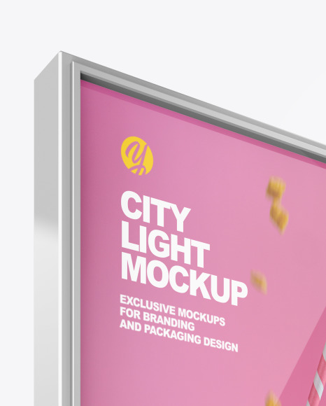 City Light Poster Mockup PSD #6