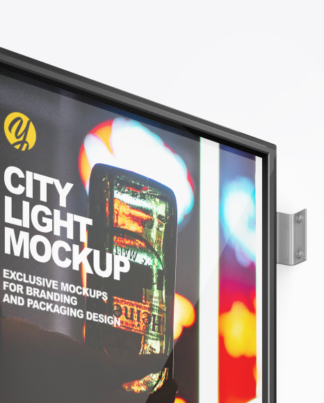 City Light Poster Mockup PSD #7
