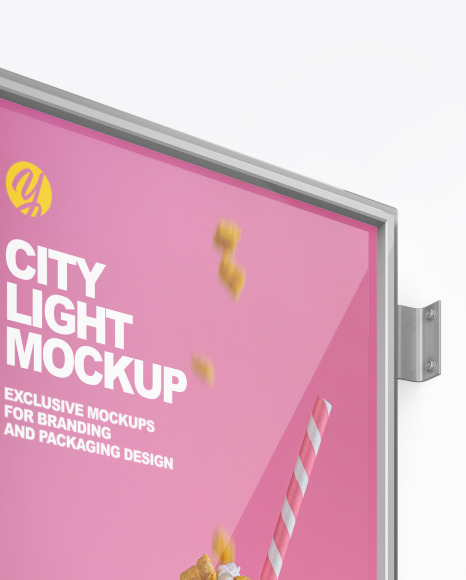 City Light Poster Mockup PSD #5