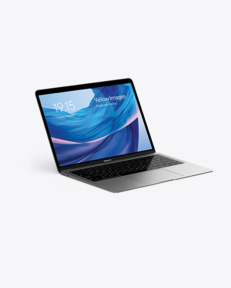 MacBook Air Space Gray Mockup