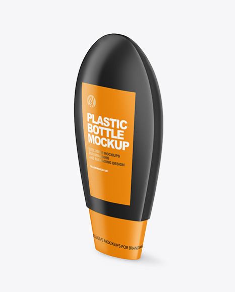 Matte Plastic Bottle Mockup PSD #2