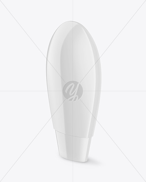 Glossy Plastic Bottle Mockup