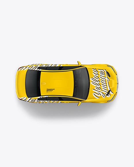 Executive Car Mockup - Top View