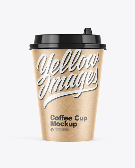 Kraft Coffee Cup Mockup