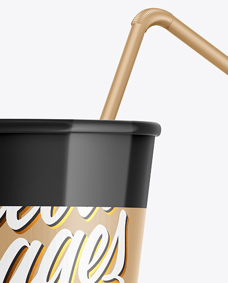 Glossy Coffee Cup w  Holder Mockup PSD #2