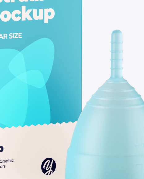 Menstrual Cup Package Mockup PSD #4