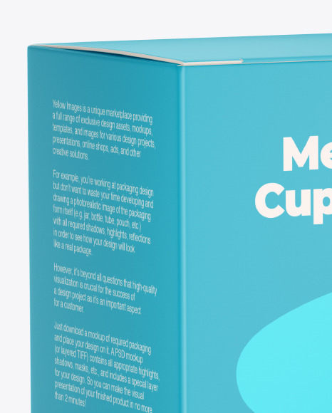 Menstrual Cup Package Mockup PSD #5