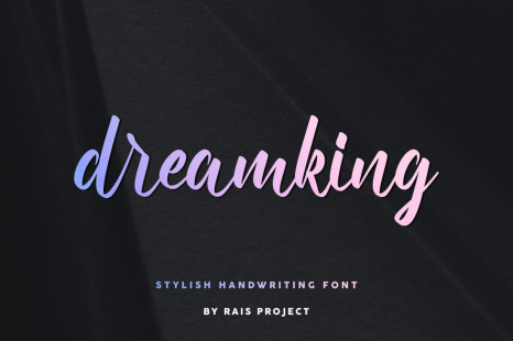 Dreamking Calligraphy Font