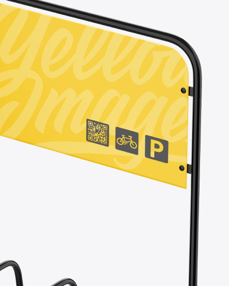 Bike Parking Mockup PSD #6
