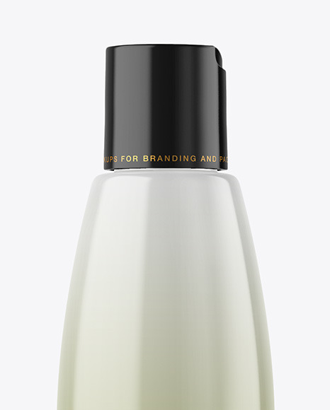 Glossy Plastic Bottle Mockup PSD #1