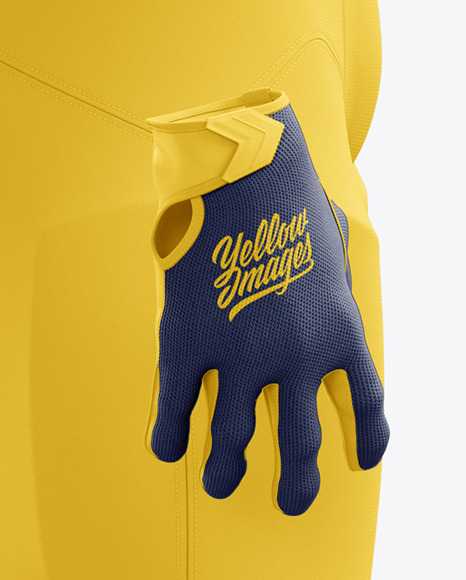 Download American Football Kit Mockup Side View In Apparel Mockups On Yellow Images Object Mockups