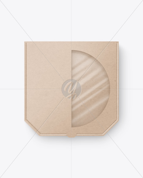 Download Kraft Paper Box Of Chocolate Sweets Mockup In Box Mockups On Yellow Images Object Mockups