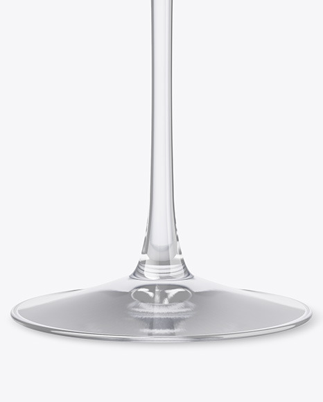 Clear Wine Glass Mockup PSD #1