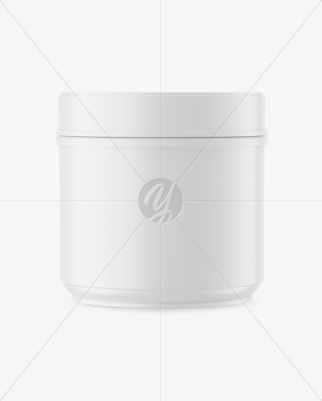 Download Matte Paint Jars W Brush Mockup In Jar Mockups On Yellow Images Object Mockups