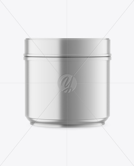 Metallic Plastic Jar Mockup PSD #1