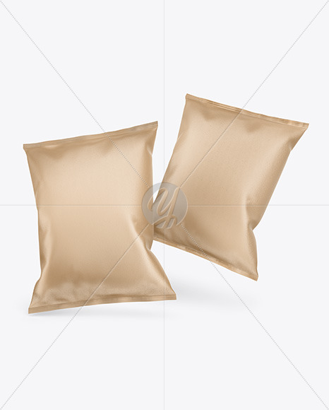 Two Kraft Snack Packages Mockup