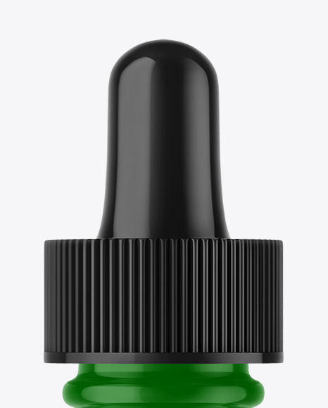 Glossy Plastic Dropper Bottle Mockup PSD #2