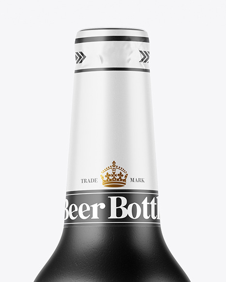 Ceramic Beer Bottle Mockup PSD #2