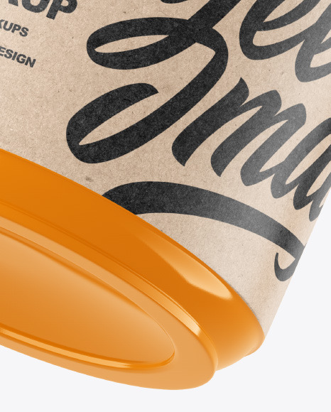 Plastic Glossy Jar Mockup PSD #6