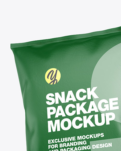 Two Paper Snack Packages Mockup PSD #1